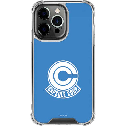 Dragon Ball Z Capsule Corp iPhone 16 Pro Clear Case