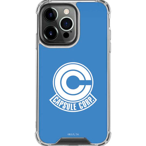 Dragon Ball Z Capsule Corp iPhone 16 Pro Max Clear Case