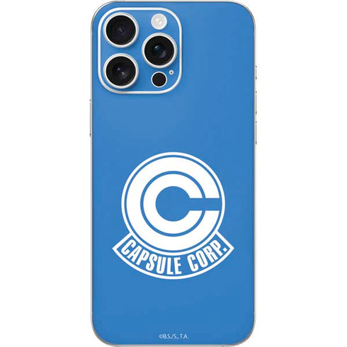 Dragon Ball Z Capsule Corp iPhone 16 Pro Max Skin