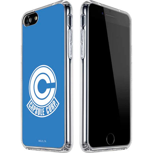 Dragon Ball Z Capsule Corp iPhone SE (2nd & 3rd Gen) Clear Case
