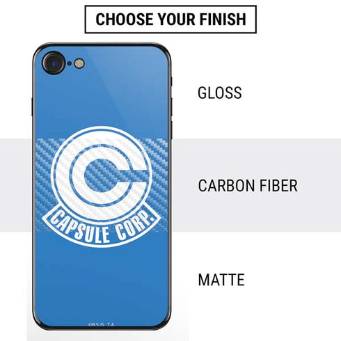 Dragon Ball Z Capsule Corp iPhone SE (2nd & 3rd Gen) Skin