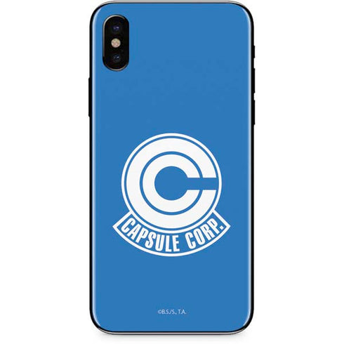 Dragon Ball Z Capsule Corp iPhone XS Max Skin