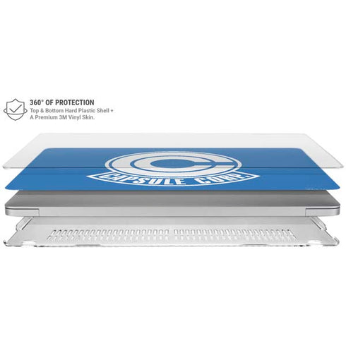 Dragon Ball Z Capsule Corp MacBook Air 15in (2023-2025) Case plus Skin