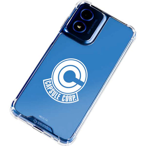 Dragon Ball Z Capsule Corp Moto G 5G (2024) Clear Case