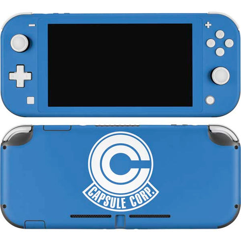 Dragon Ball Z Capsule Corp Nintendo Switch Lite Skin