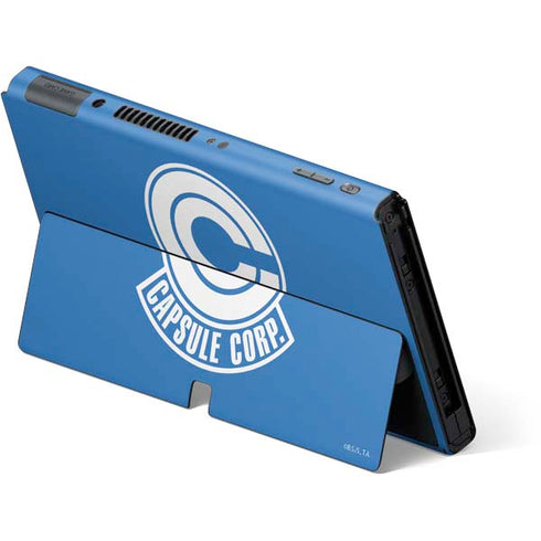 Dragon Ball Z Capsule Corp Nintendo Switch OLED (2021) Skin