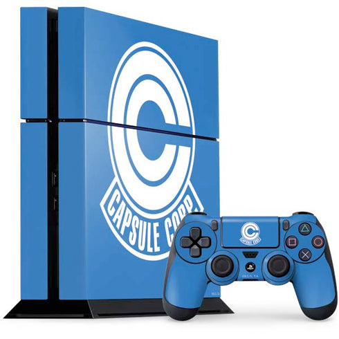 Dragon Ball Z Capsule Corp PS4 Console and Controller Bundle Skin