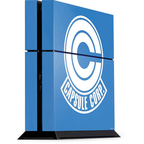 Dragon Ball Z Capsule Corp PS4 Console Skin