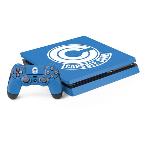 Dragon Ball Z Capsule Corp PS4 Slim Bundle Skin