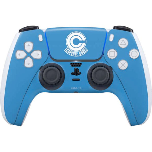 Dragon Ball Z Capsule Corp PS5 Controller Skin