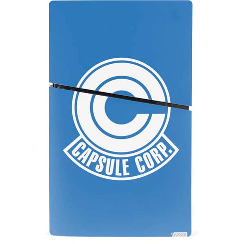 Dragon Ball Z Capsule Corp PS5 Slim Digital Edition Bundle Skin