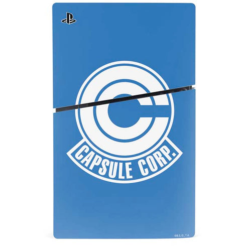 Dragon Ball Z Capsule Corp PS5 Slim Disk Bundle Skin