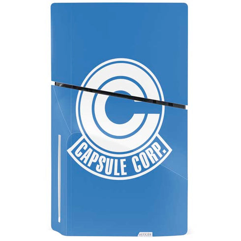 Dragon Ball Z Capsule Corp PS5 Slim Disk Console Skin