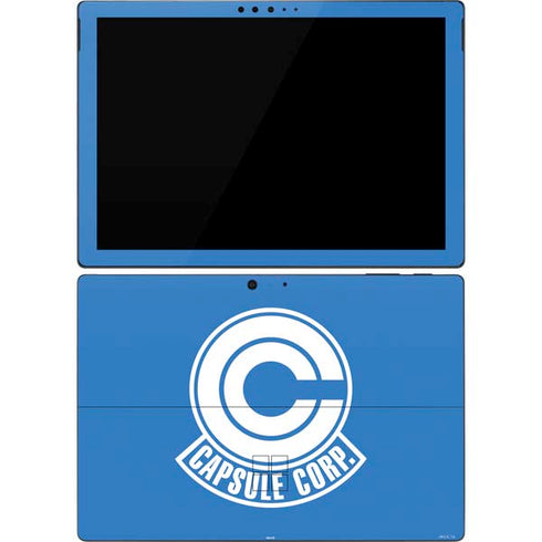 Dragon Ball Z Capsule Corp Surface Pro 7 Skin