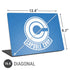 Dragon Ball Z Capsule Corp Universal Laptop 16.6in (13.4 x 9.7in) Skin