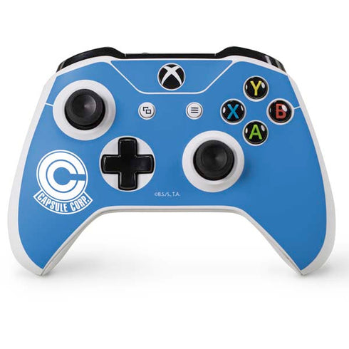 Dragon Ball Z Capsule Corp Xbox One S Console and Controller Bundle Skin