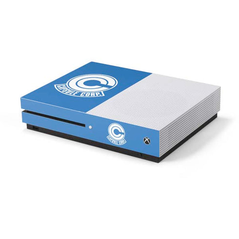 Dragon Ball Z Capsule Corp Xbox One S Console Skin