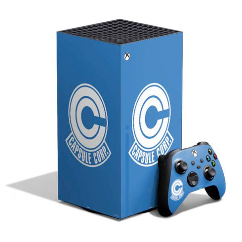 Dragon Ball Z Capsule Corp XBox Series X Digital Edition Bundle Skin
