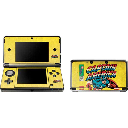 Marvel Classic Comics Captain America Nintendo Skins