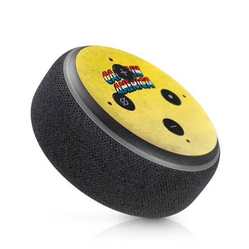 Marvel Classic Comics Captain America Amazon Echo Dot Skin