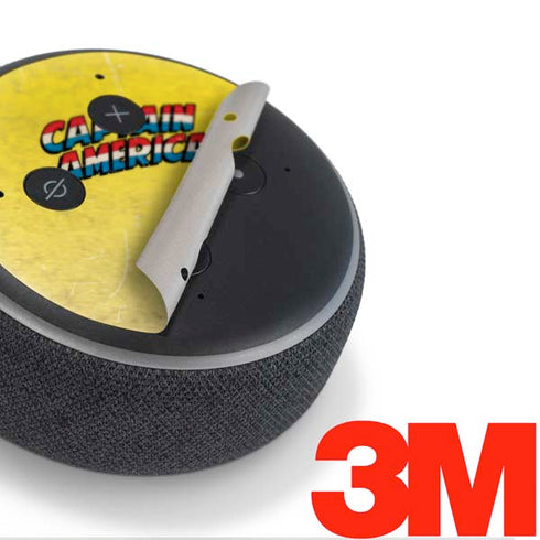 Marvel Classic Comics Captain America Amazon Echo Dot Skin