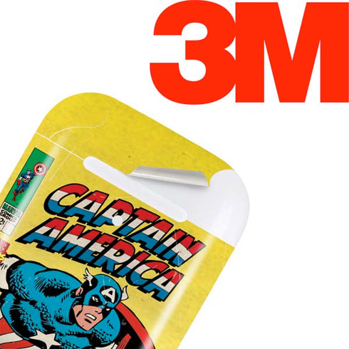 Marvel Classic Comics Captain America Apple AirPods 2 Skin
