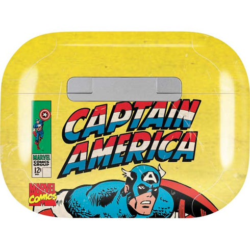 Marvel Classic Comics Captain America AirPods Skins