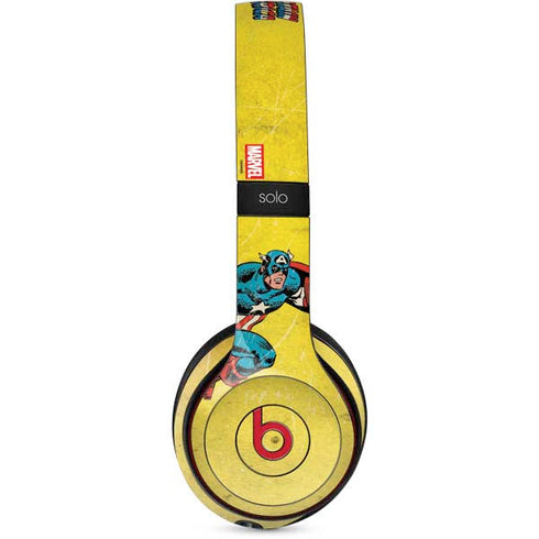 Marvel Classic Comics Captain America Beats Solo 3 Wireless Skin