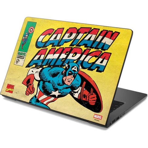Marvel Classic Comics Captain America Dell Chromebook Skin