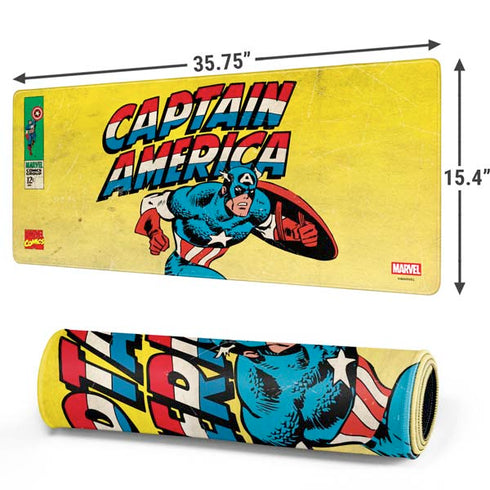 Marvel Classic Comics Captain America Gaming Mouse Pad