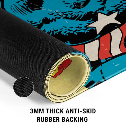 Marvel Classic Comics Captain America Gaming Mouse Pad