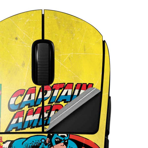 Marvel Classic Comics Captain America G Pro Wireless Gaming Mouse Skin
