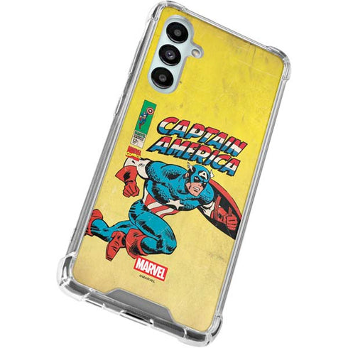 Marvel Classic Comics Captain America Galaxy A16 5G Clear Case