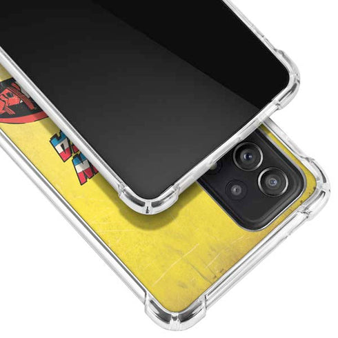 Marvel Classic Comics Captain America Galaxy A52 5G Clear Case