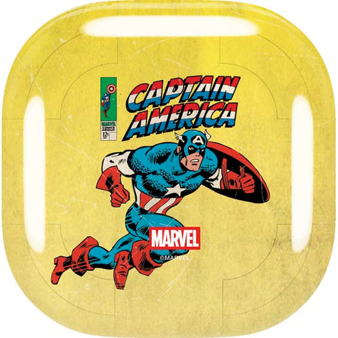 Marvel Classic Comics Captain America Galaxy Buds Live Skin