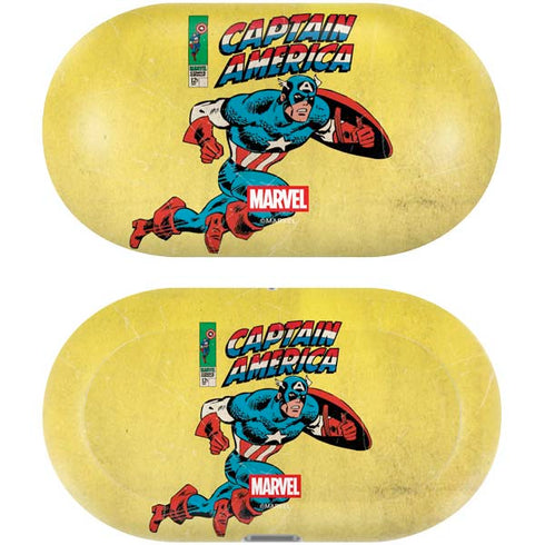 Marvel Classic Comics Captain America Galaxy Buds Plus Skin