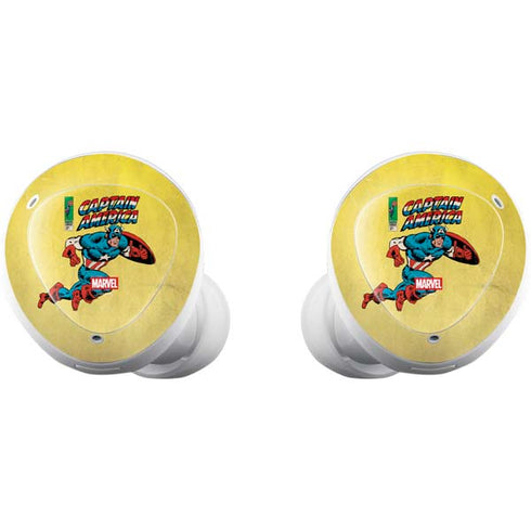 Marvel Classic Comics Captain America Galaxy Buds Plus Skin