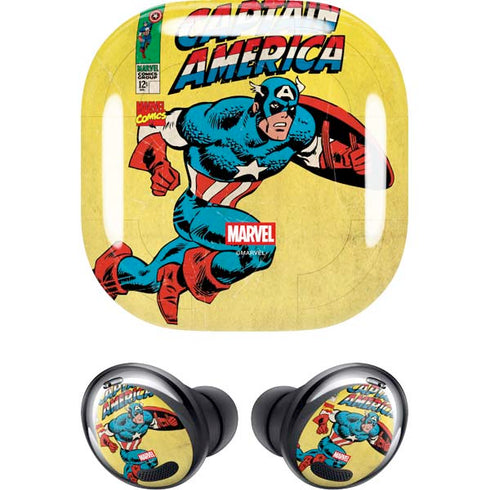 Marvel Classic Comics Captain America Galaxy Buds Pro Skin