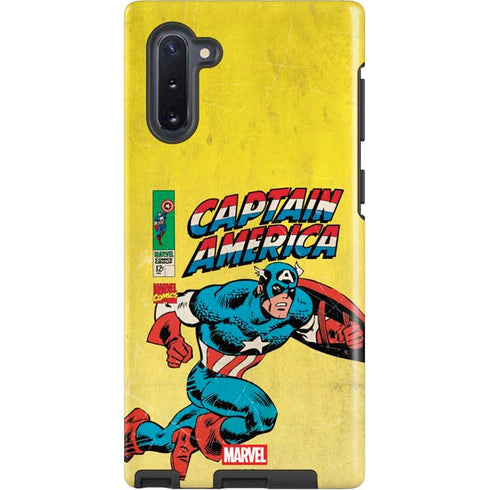 Marvel Classic Comics Captain America Galaxy Note 10 Pro Case
