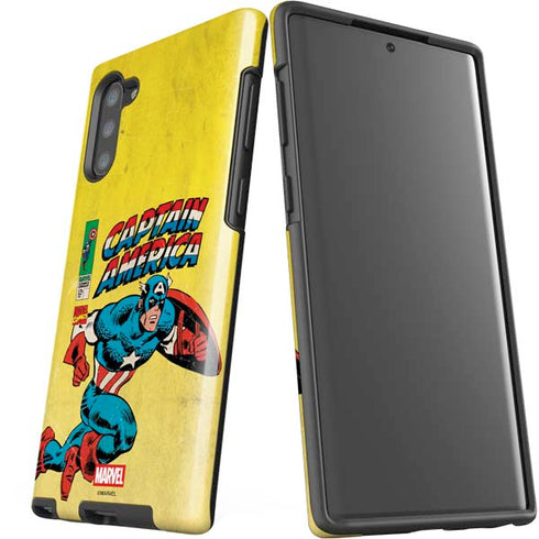 Marvel Classic Comics Captain America Galaxy Note 10 Pro Case
