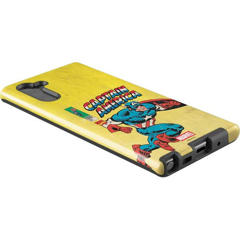 Marvel Classic Comics Captain America Galaxy Note 10 Pro Case