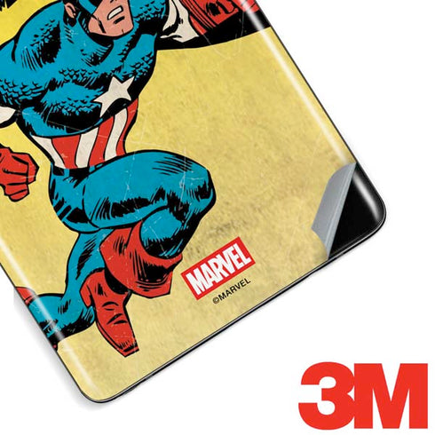 Marvel Classic Comics Captain America Galaxy Note 8 Skin