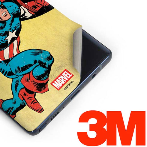Marvel Classic Comics Captain America Galaxy Note 9 Skin