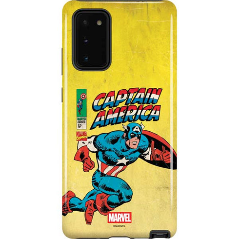 Marvel Classic Comics Captain America Galaxy Note20 5G Pro Case
