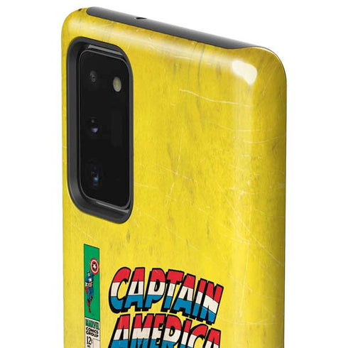 Marvel Classic Comics Captain America Galaxy Note20 5G Pro Case
