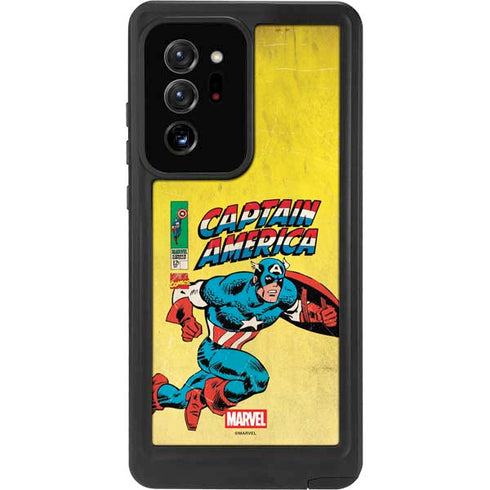 Marvel Classic Comics Captain America Galaxy Note20 Ultra 5G Waterproof Case