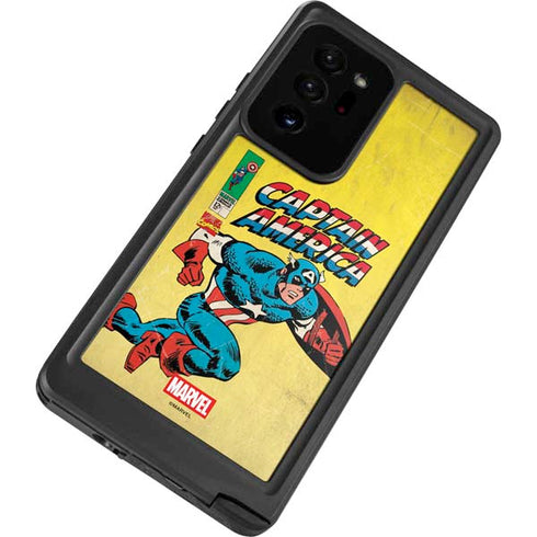 Marvel Classic Comics Captain America Galaxy Note20 Ultra 5G Waterproof Case