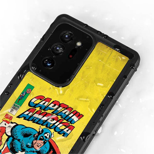 Marvel Classic Comics Captain America Galaxy Note20 Ultra 5G Waterproof Case