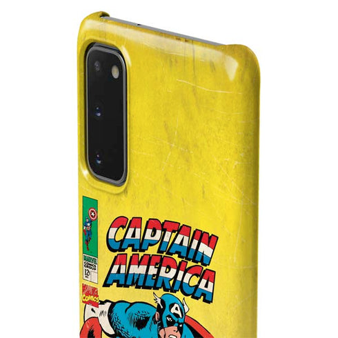 Marvel Classic Comics Captain America Galaxy S20 Lite Case