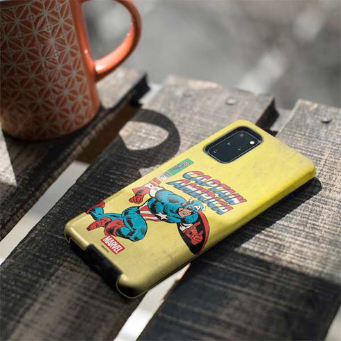 Marvel Classic Comics Captain America Galaxy S20 Plus Pro Case